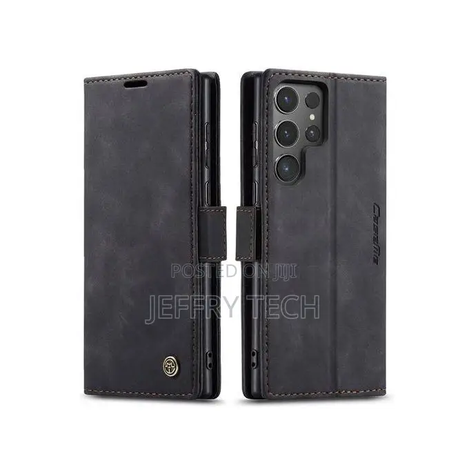 Card Slots Flip Stand Case Cover for Samsung Galaxy S24 Ultr