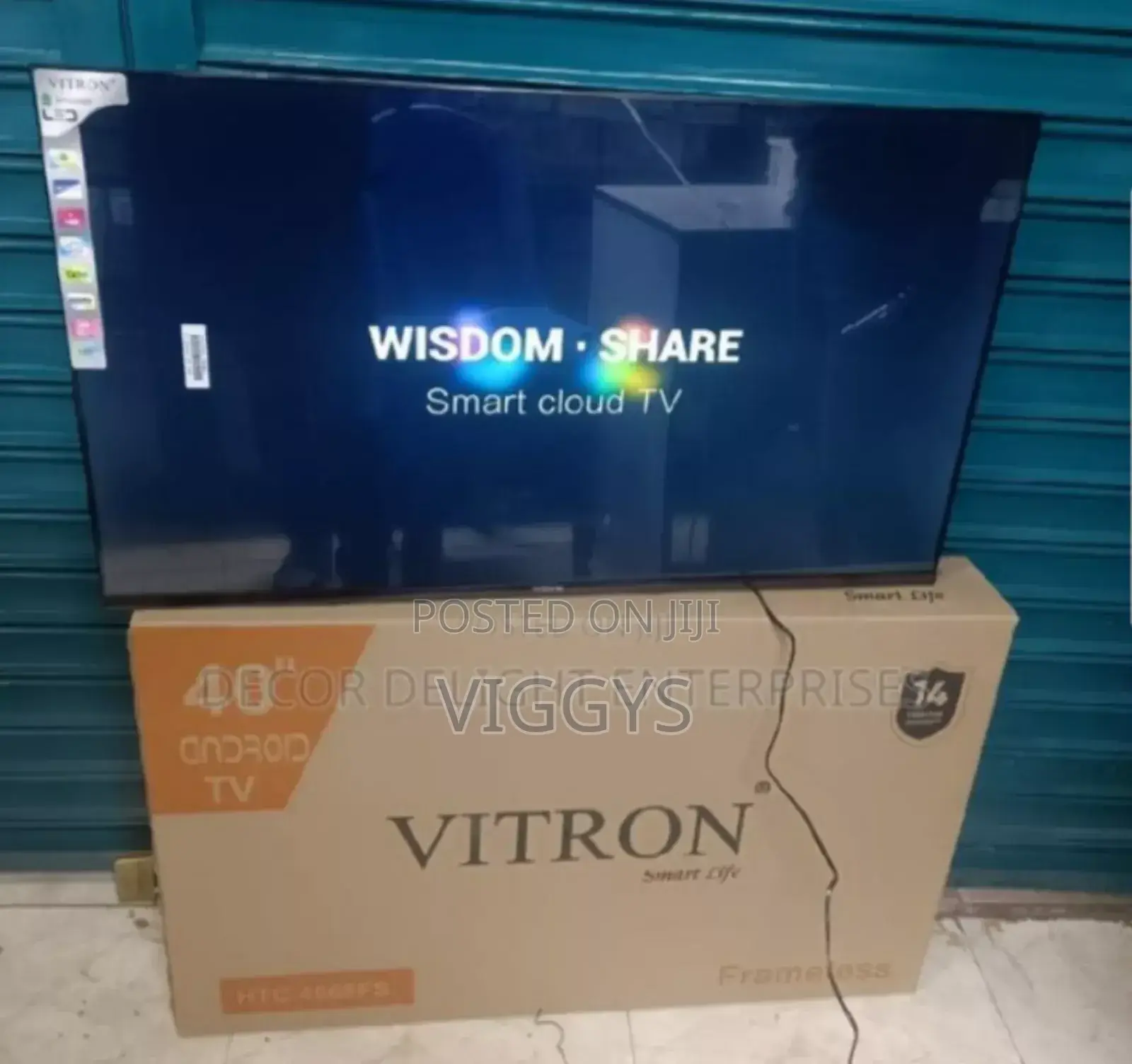 New Vitron 40" Inch Smart Android Frameless TV