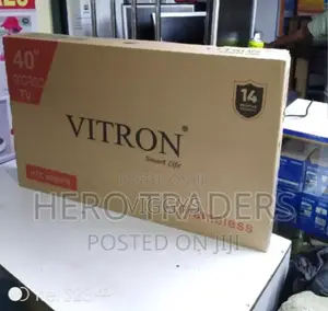 New Model Vitron 40 Inch Frameless Smart Android Tv