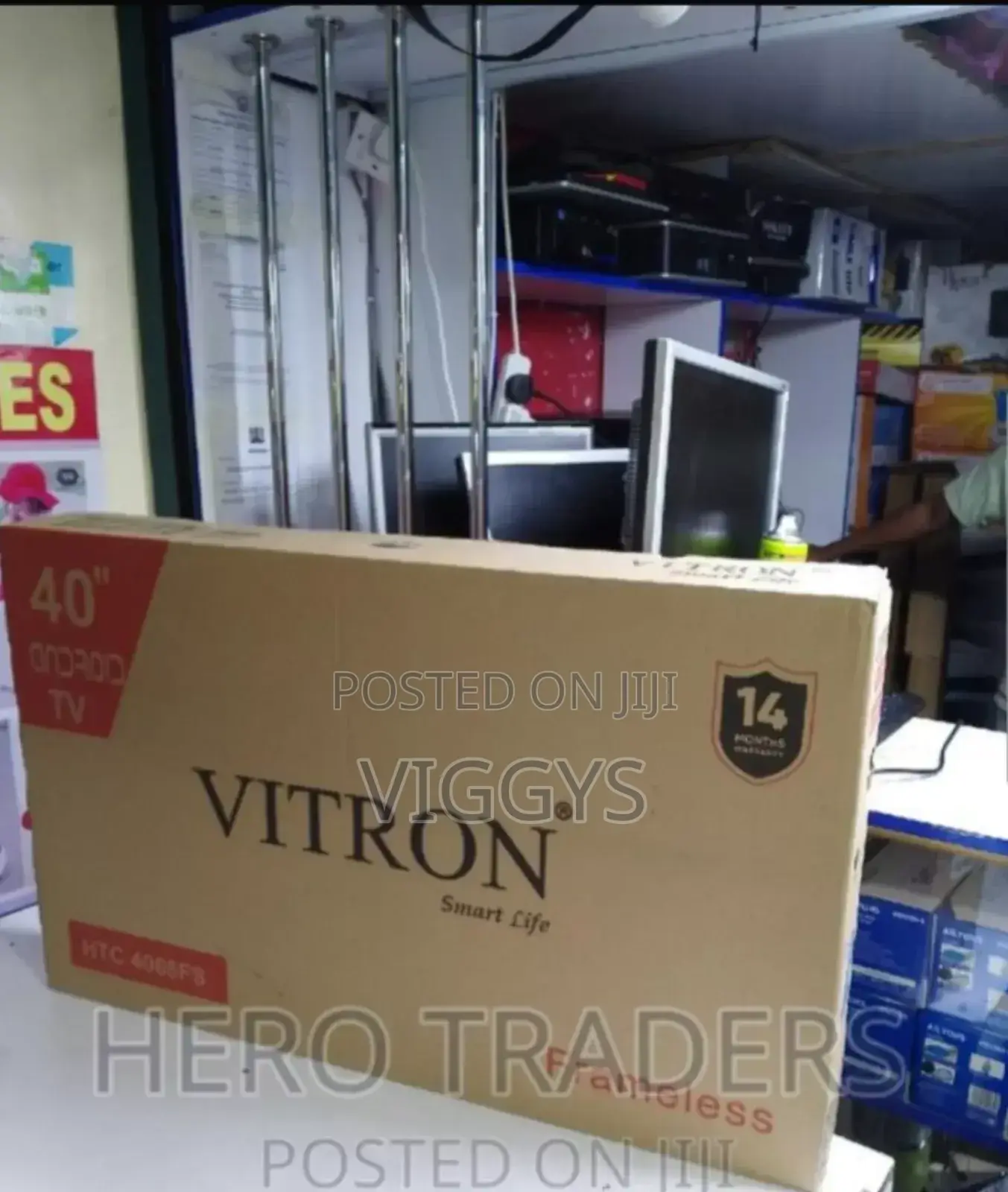 New Model Vitron 40 Inch Frameless Smart Android Tv