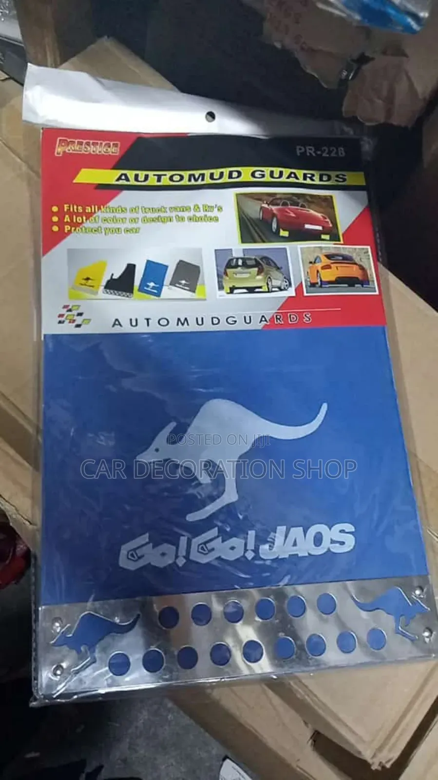 Blue Universal Kangaroo Mudflaps 2pc