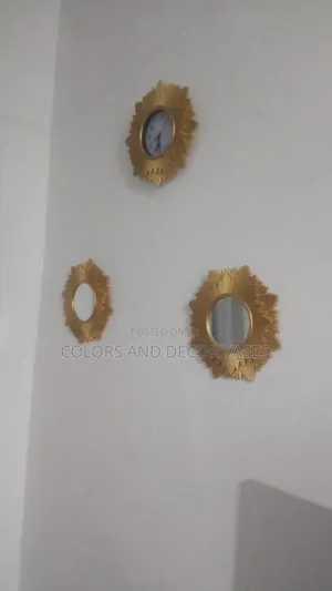 Wall Decor Mirrors and Clock KSH 