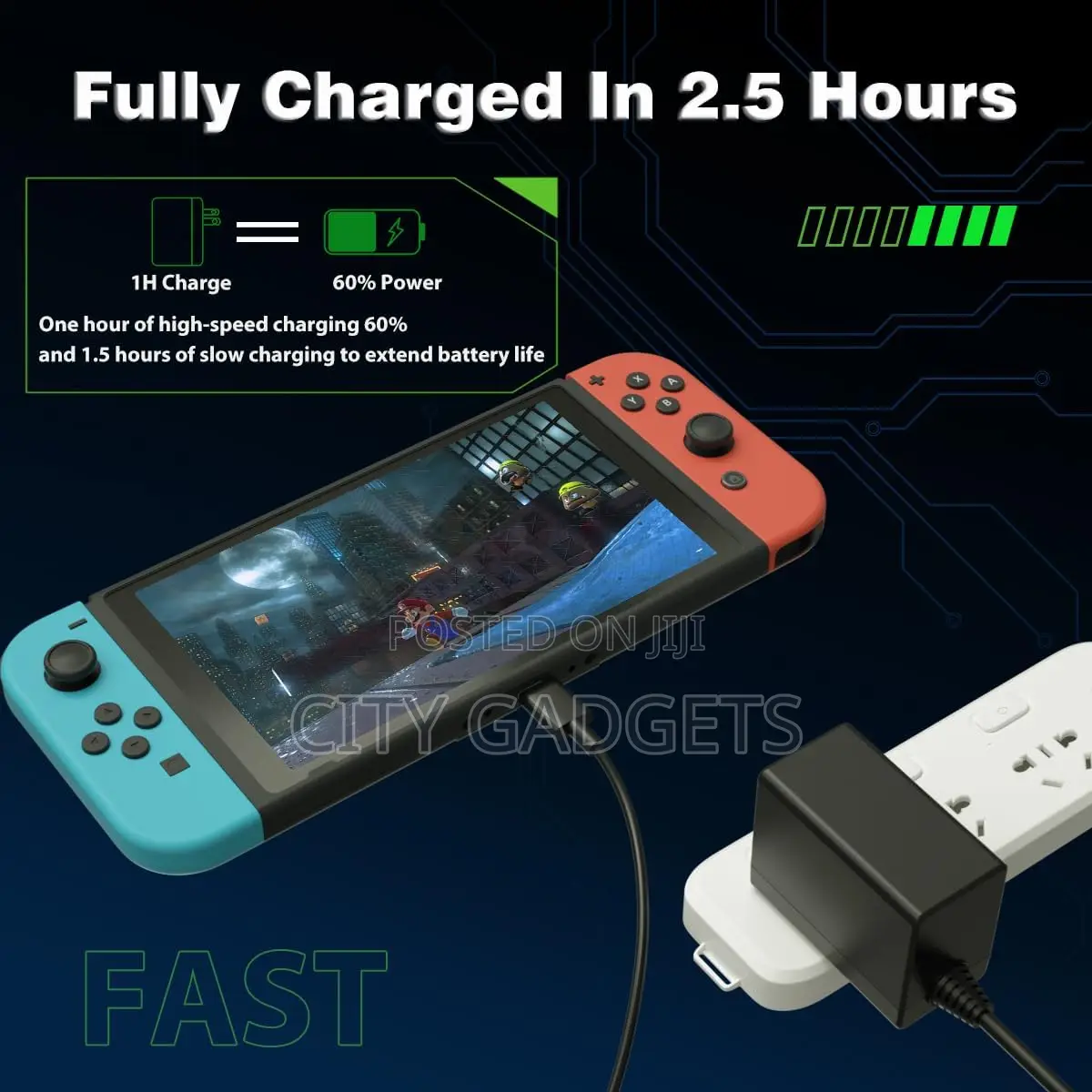 Charger For Nintendo Switch,AC Adapter Compatible With Switc