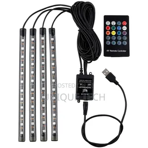 Car Interior Atmosphere Lights With Wireless Remote Control