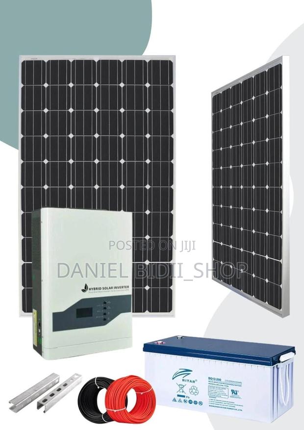 200watts Solar Backup System Kit Hybrid - main view