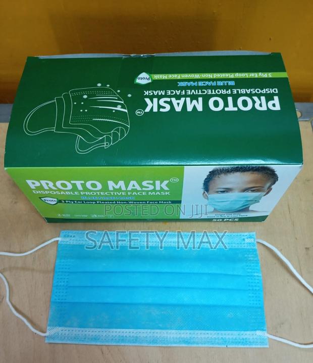 Disposable Protective Face Mask((Blue) - thumbnail 2