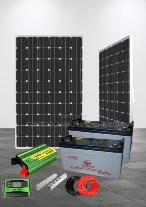 Powerful 400watts Complete Home Solar System - main view