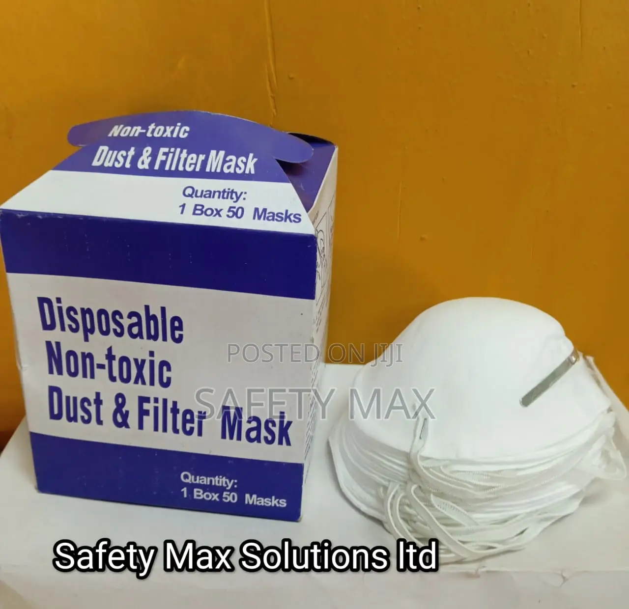 Disposable Non-toxic Dust&Filter Mask(50 Pcs)