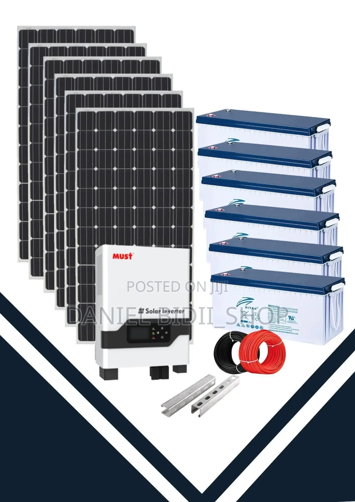 5 Kilowatts Backup Solar Complete Package