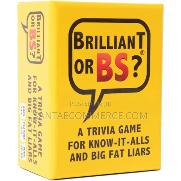 Brilliant or BS Trivia Game - main view
