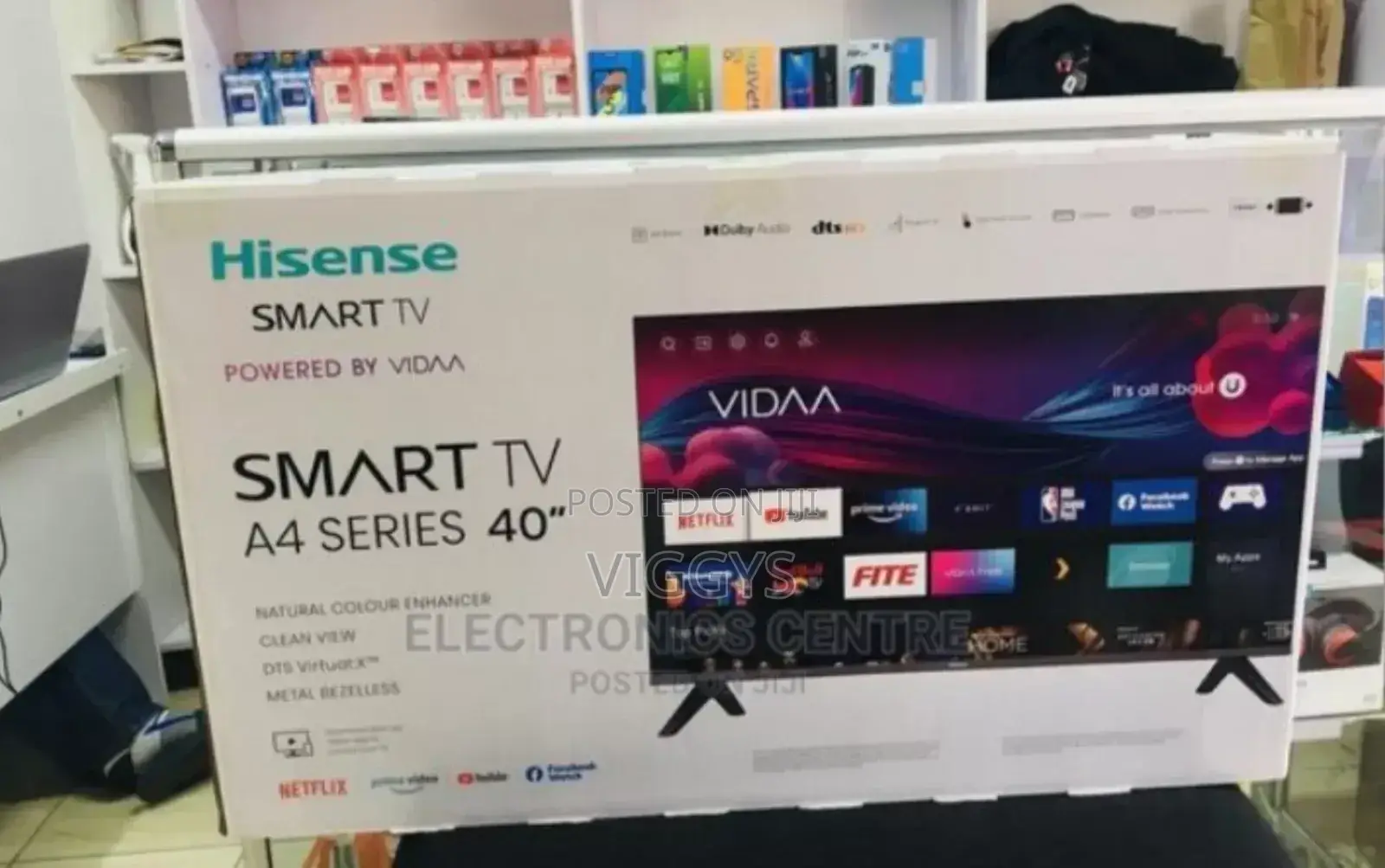 Hisense 40 Inch A4 Series Smart Android TV by VIDA