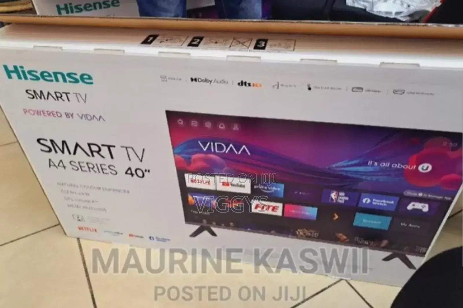 Hisense 40 Inch A4 Series Smart Android TV by VIDA