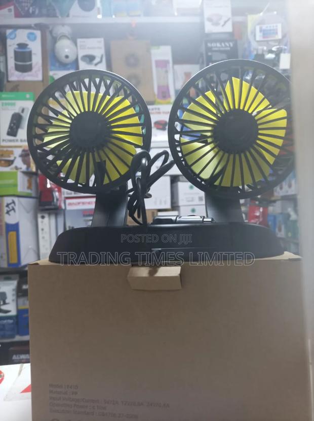 Dashboard Car Fan - 2 in 1