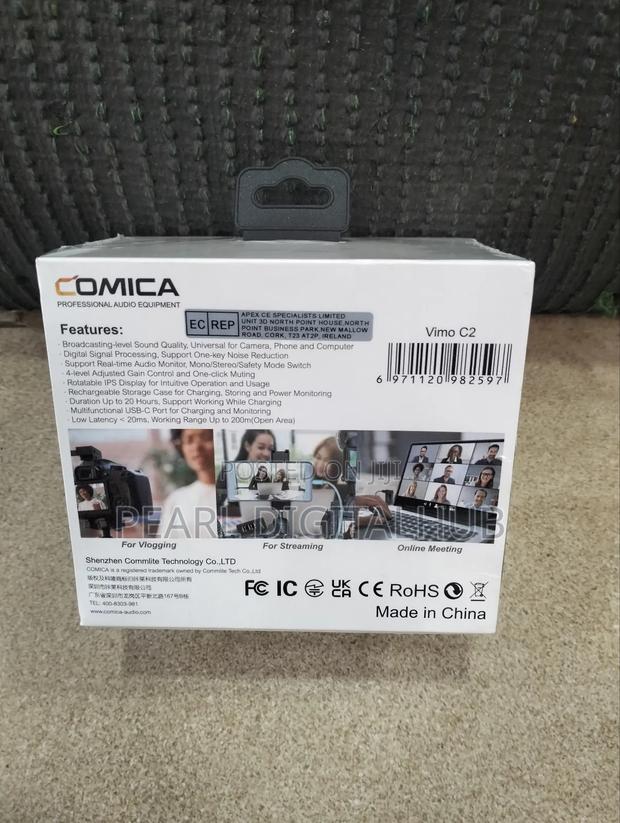 Comica Vimo C2 2.4G Lavalier Wireless Microphone - thumbnail 2