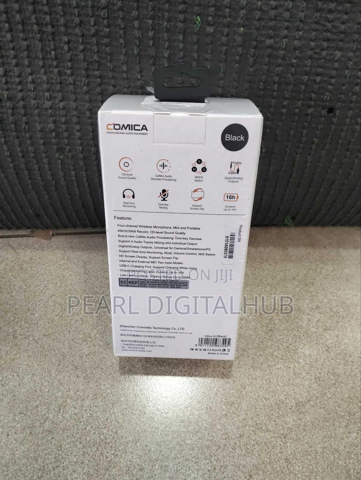 Comica Vimo Q Black 4 Channel Mini Wireless Microphone