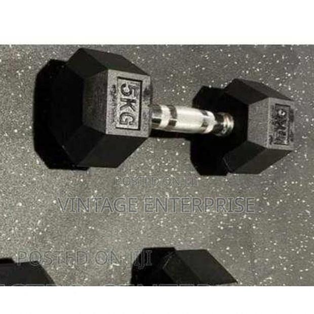 Hexagonal Dumbell ,Single Handed °°^^5kgs