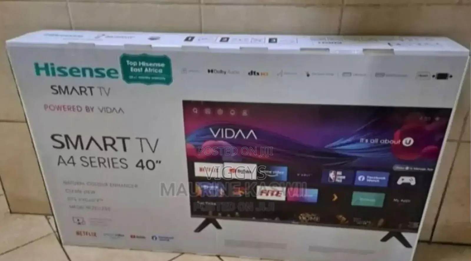 Hisense 40′′ Inches 40A4 (New 2024) FHD Smart TV