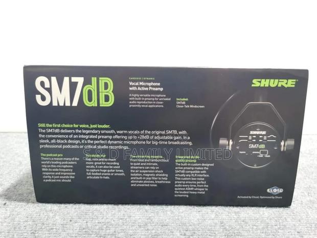 Shure Sm7db Dynamic Microphone - main view