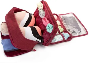 *Bra Panties/Boxers and Socks Travel Case Lingerie Storage