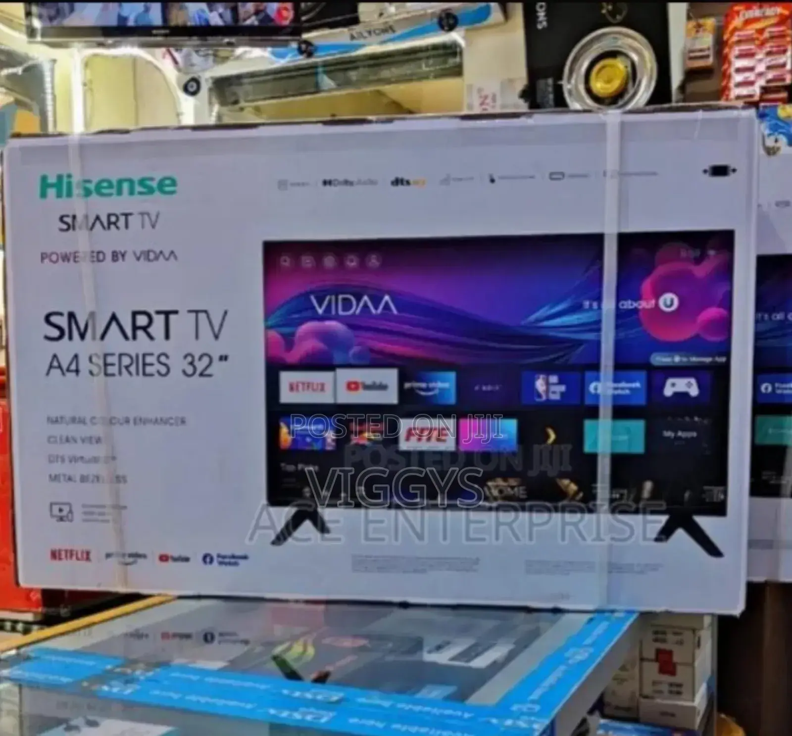 Hisense 32′′ 32A4K VIDA Smart Frameless TV
