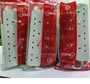 White Itel ISU-2430L 4 Ways Extension With 3m Cable 