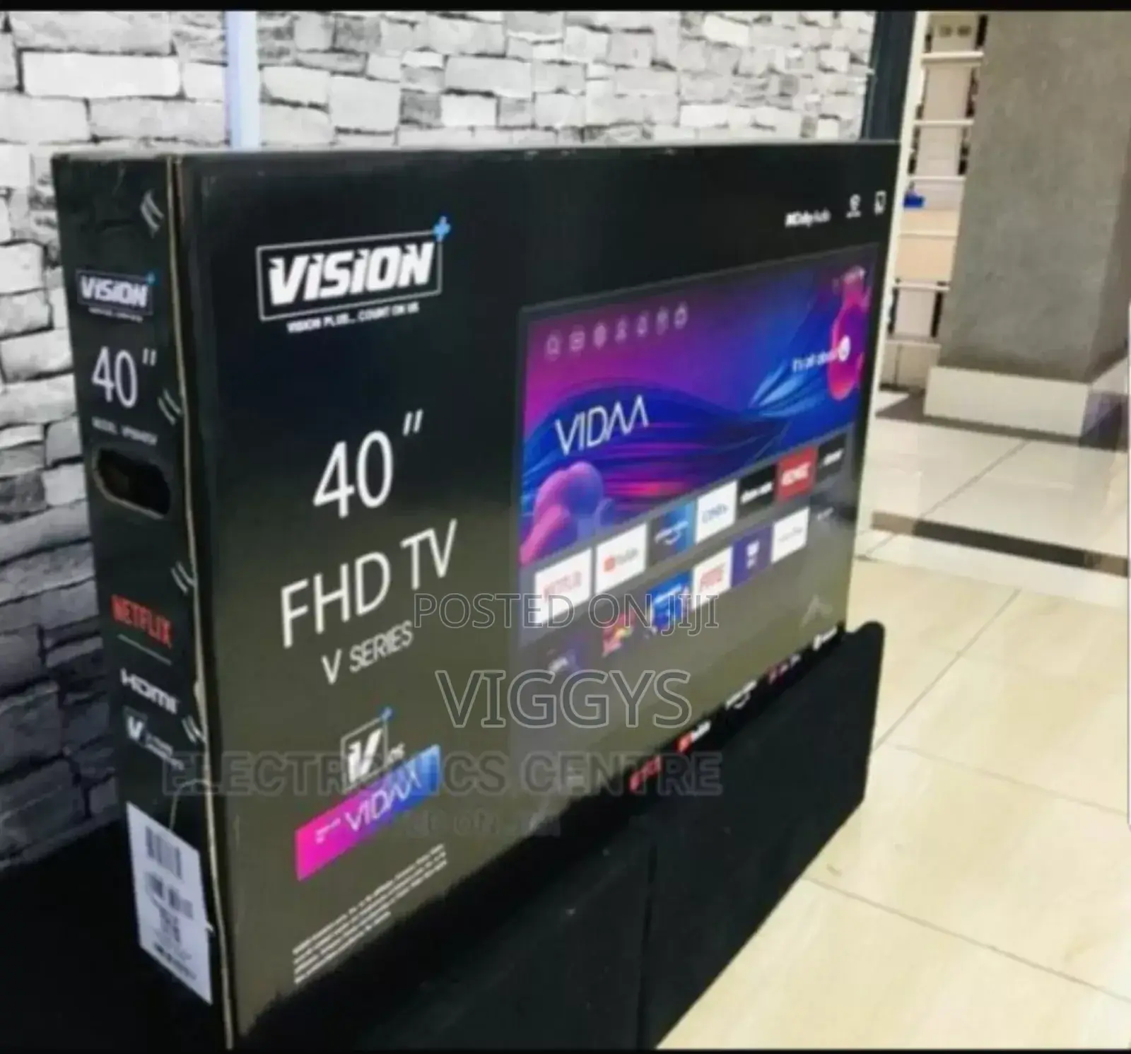 Vision Plus 40′′ FHD V+ OS Smart TV New Model (New Model)
