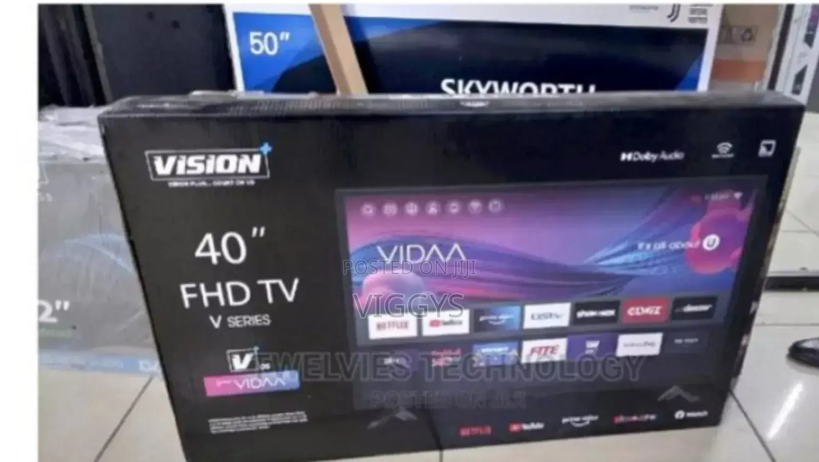 Vision Plus 40′′ FHD V+ OS Smart TV New Model (New Model)