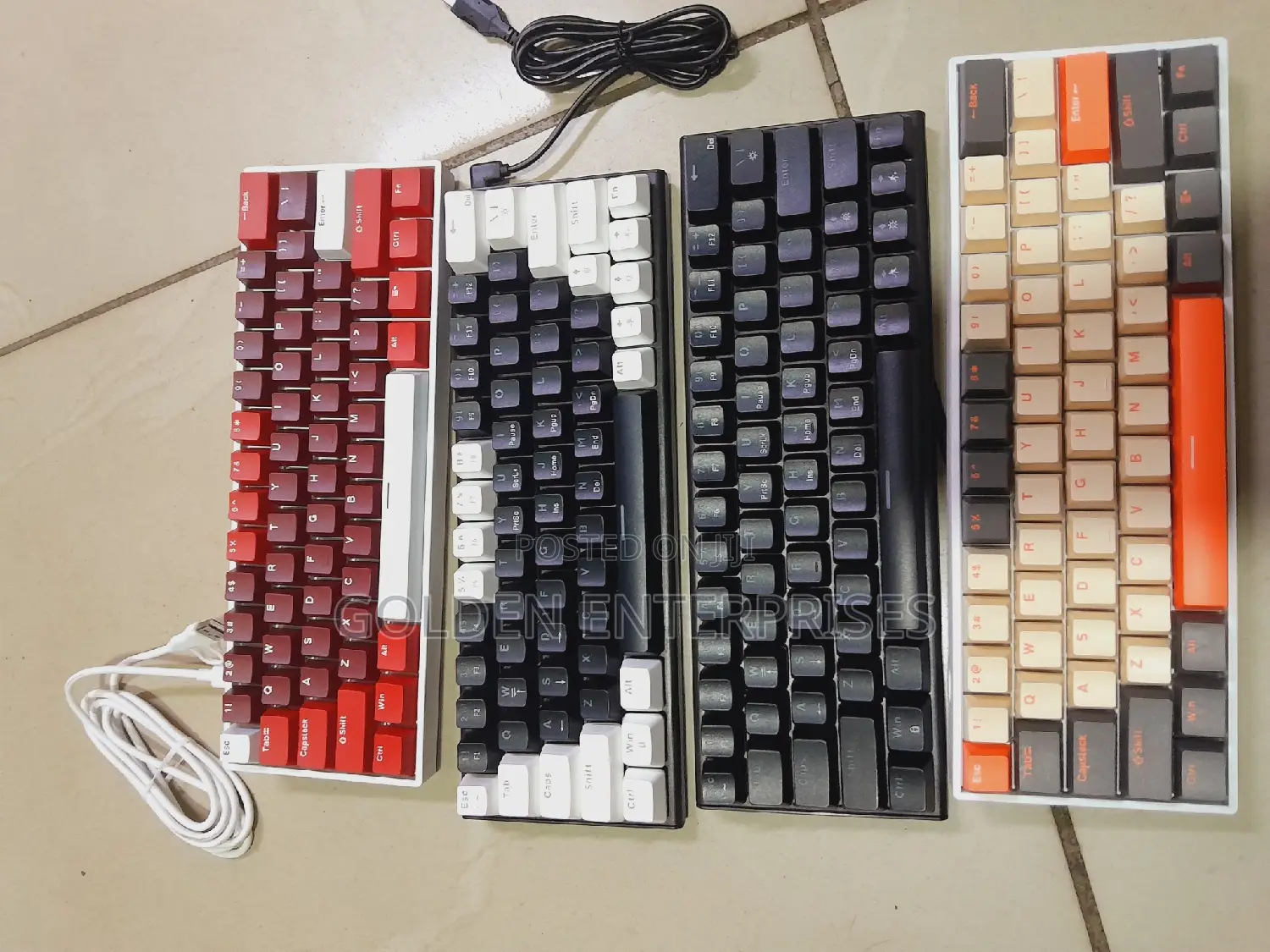 60% RGB Mechanical Gaming Keyboards, 63 Key