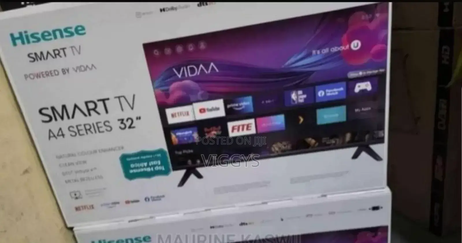 New Hisense 32A4 32′′ Smart Vidaa HD TV