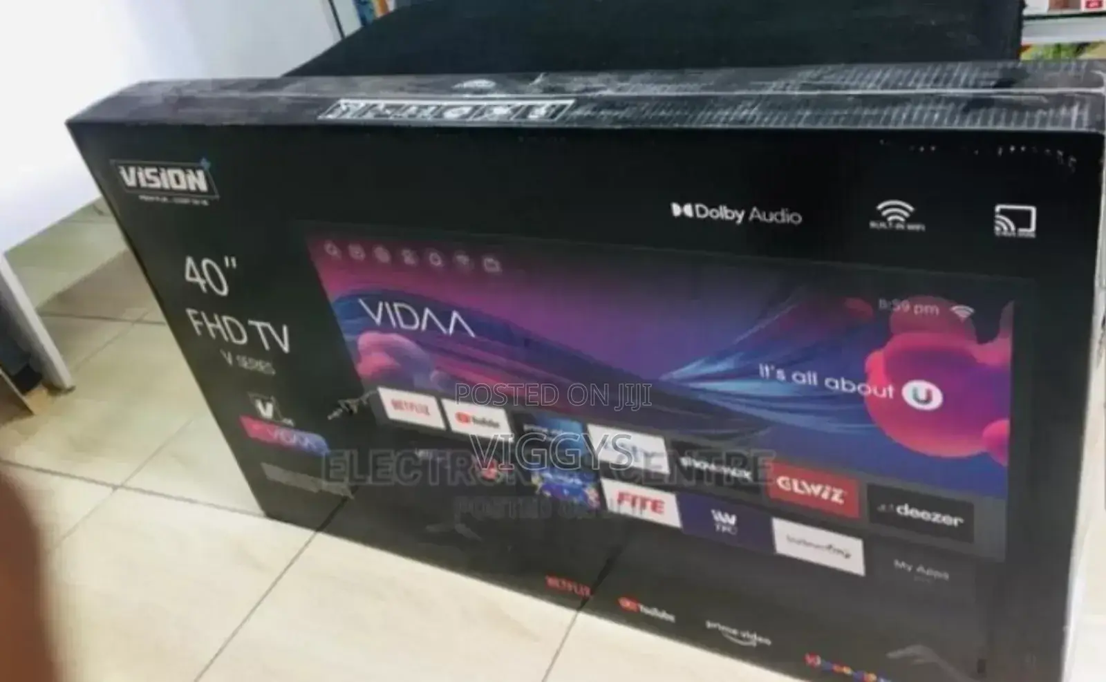 Vision Plus 40 Inch Smart FHD Frameless Vision Tv