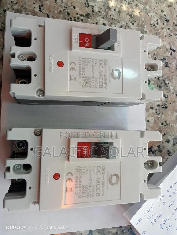 McCb 2pole 160a 550vdc
