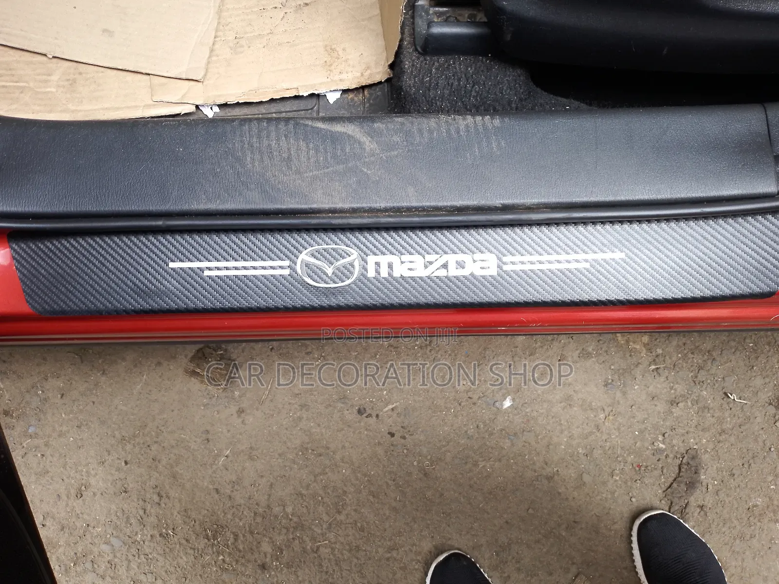 CX5 Car Fitted With Door Steeping Branded Stickers 4pc
