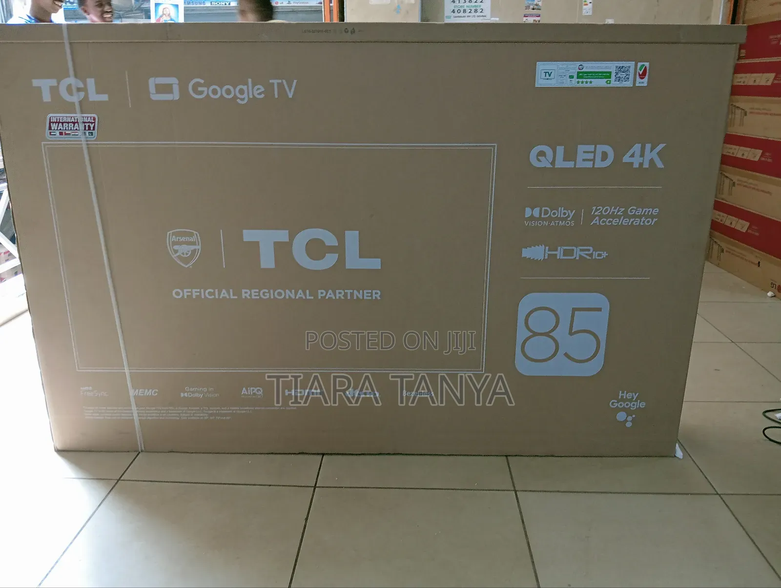 TCL 85" Smart Qled Uhd LED TV