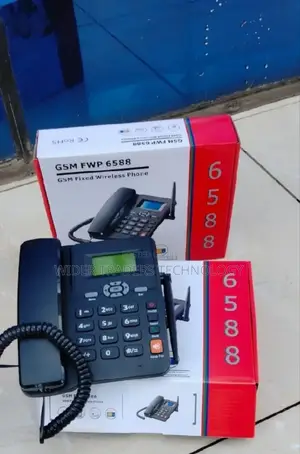 GSM Fixed Wireless Deskphone 6588 - Dual Sim Card