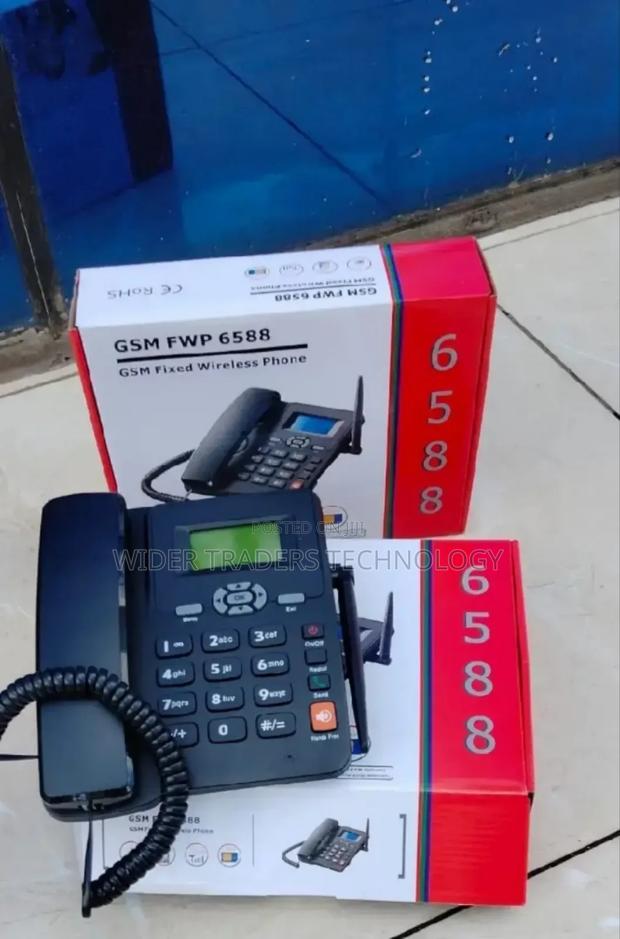 GSM Fixed Wireless Deskphone 6588 - Dual Sim Card