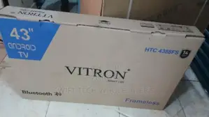 Vitron 43′′ Frameless Smart Android Full Hd Tv Bt Enabled