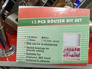 12 PCS Router Bits 8mm