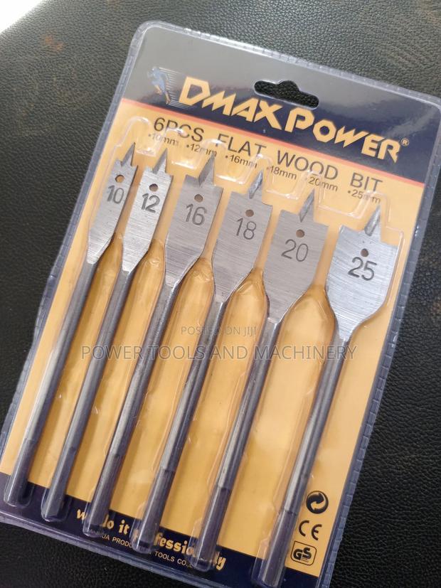 6 PCS Flat Wood Bits - main view