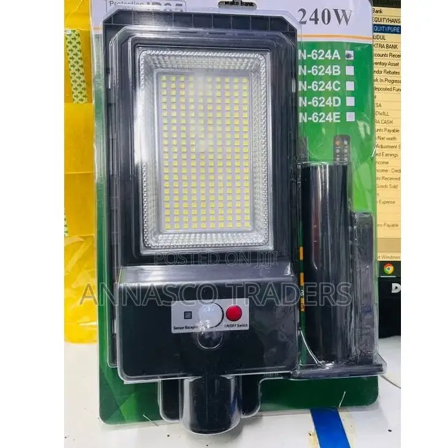 Bright Solar Powered All in One SOLAR STREET LIGHT 240W