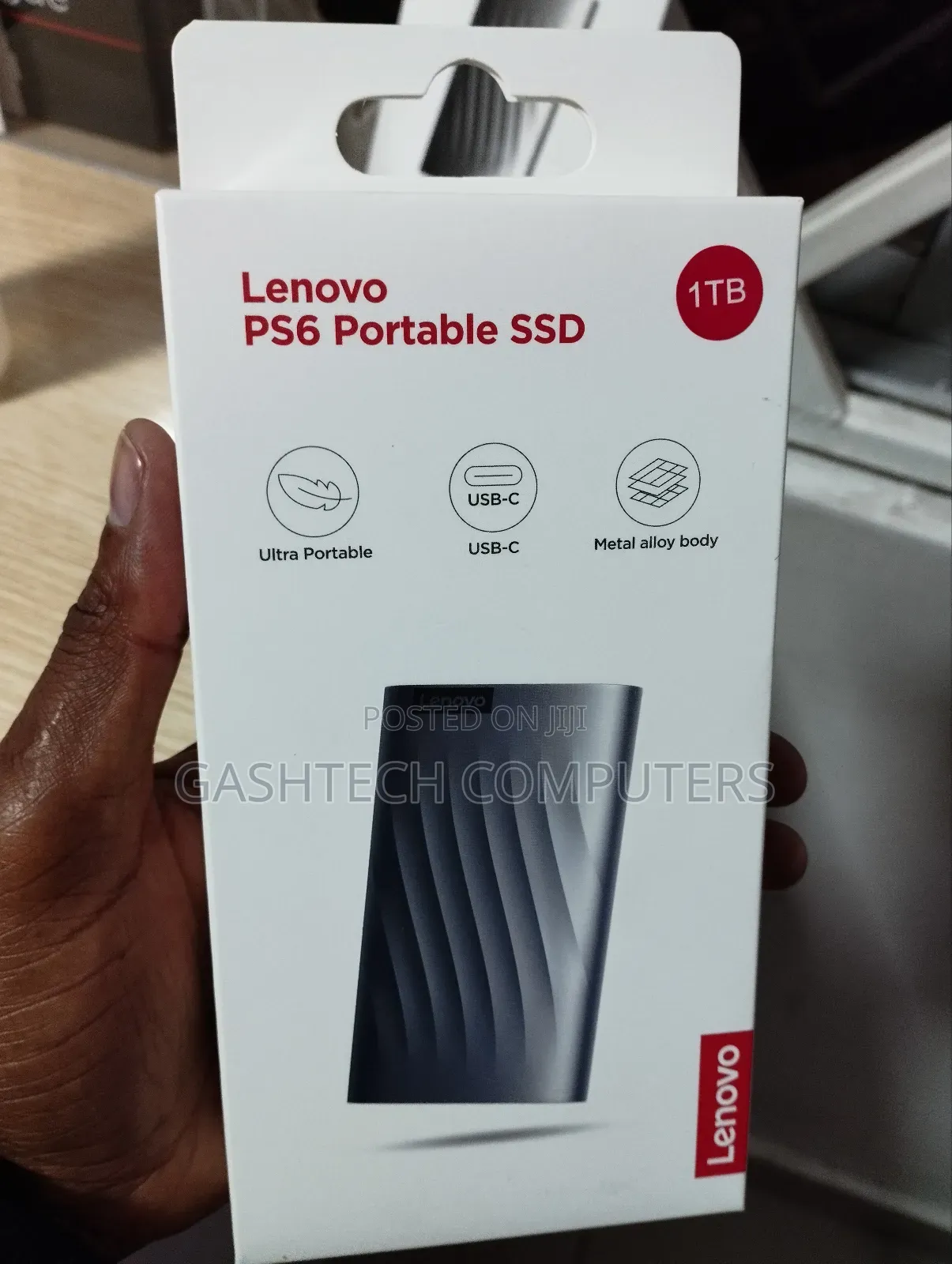 Lenovo Ps6 Portable External SSD 1tb