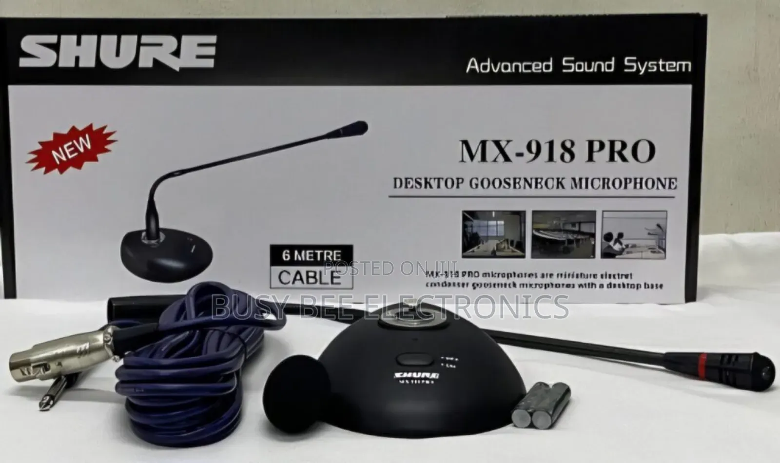 Advanced Mx 918 Desktop Gooseneck Microphone