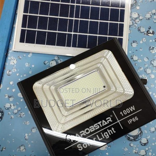Solar Flood Light Outdoor Dusk to Dawn With Remote Control * - main view