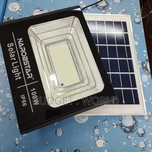 Outdoor Dusk to Dawn With Remote Control 100w Solar Light' - thumbnail 2