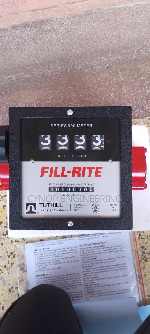 Fillrite Flow Meter for Oil