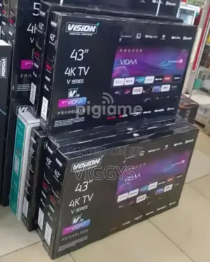 Vision Plus 43′′ Smart Uhd Frameless Vidaa Tv