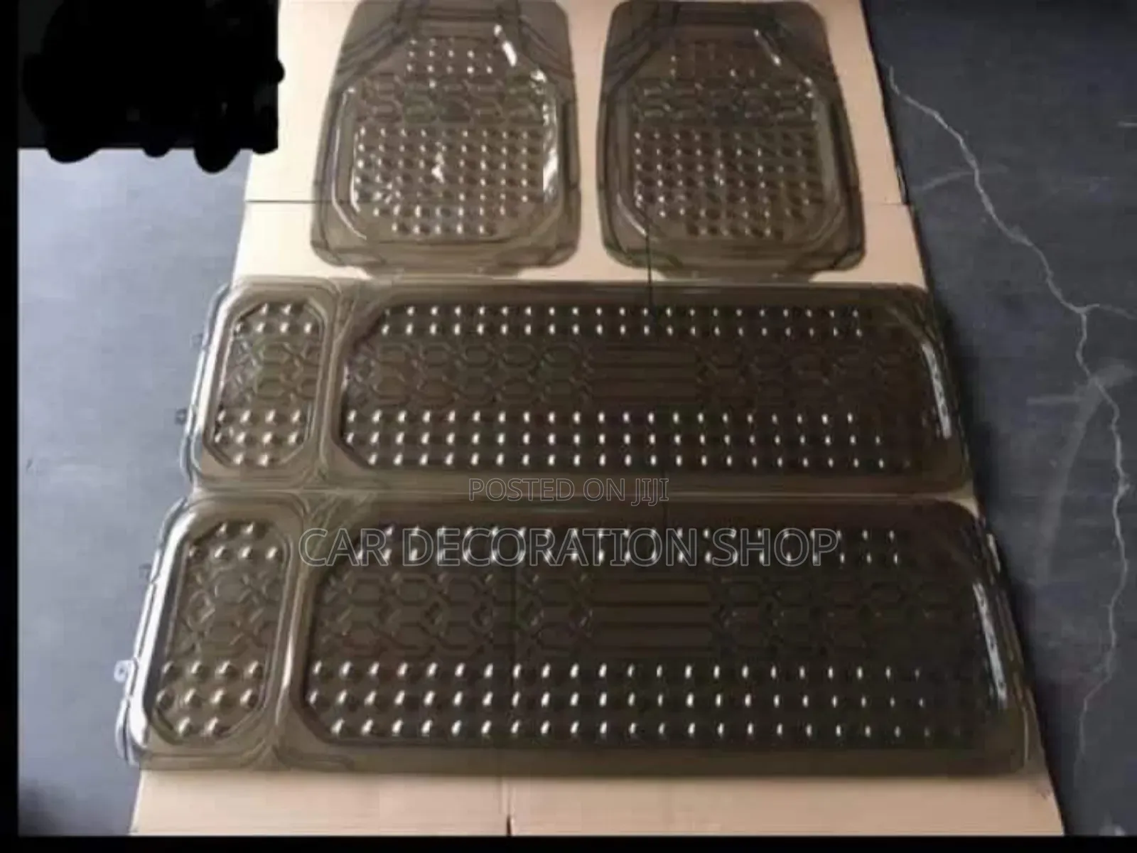 Clear Black Mats for 7 Seater Cars