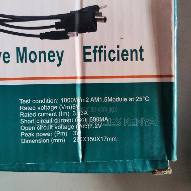 Solar Panel 6V Solar Panel 6 Volts Charger Phone Bulbs Torch - thumbnail 4