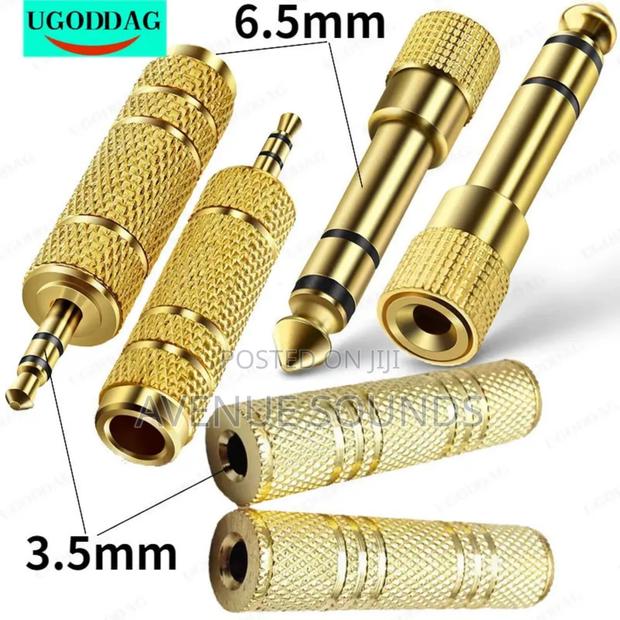 Gold Plated Audio Jack Converters - main view