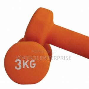 Neoprene Dumbbells,Single Hand 3kgs . - thumbnail 2