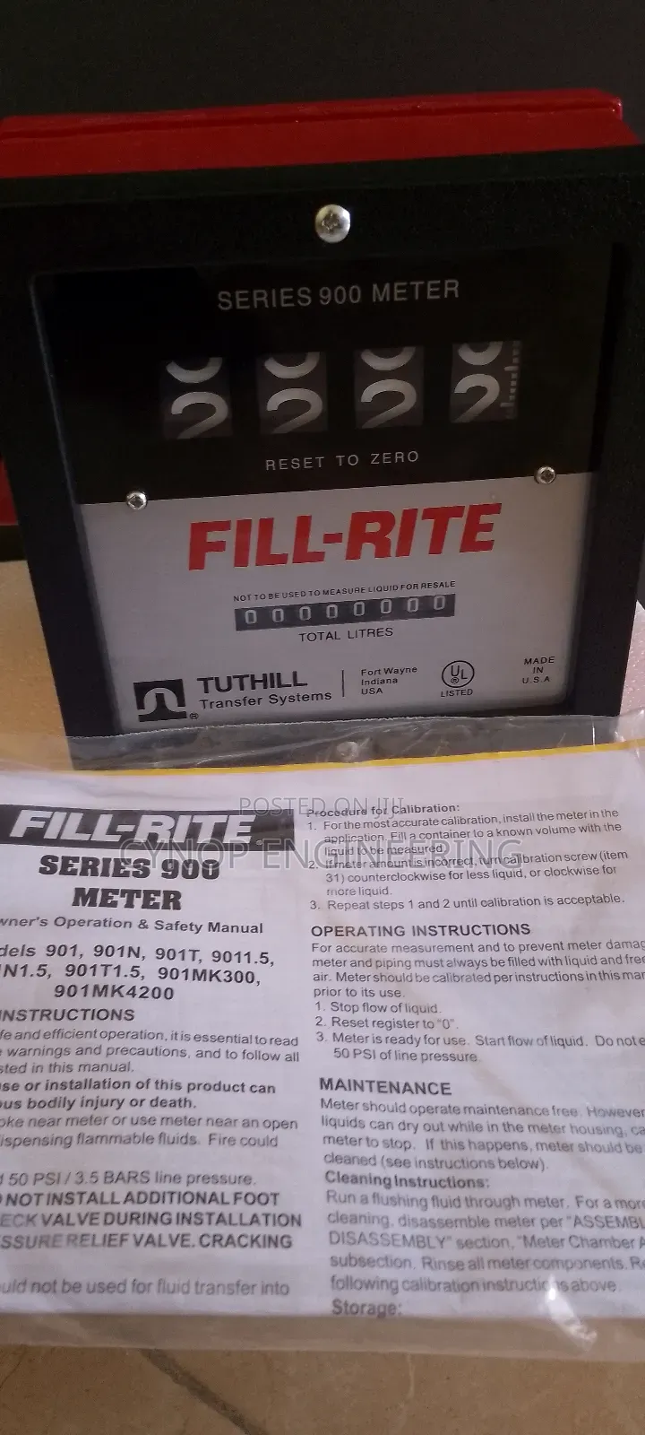 Fillrite 2 Inch Flow Meter Accurate